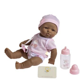 JC Toys/Berenguer - JC Toys, La Newborn 12 inches Hispanic All Vinyl Nursery Gift Set Doll